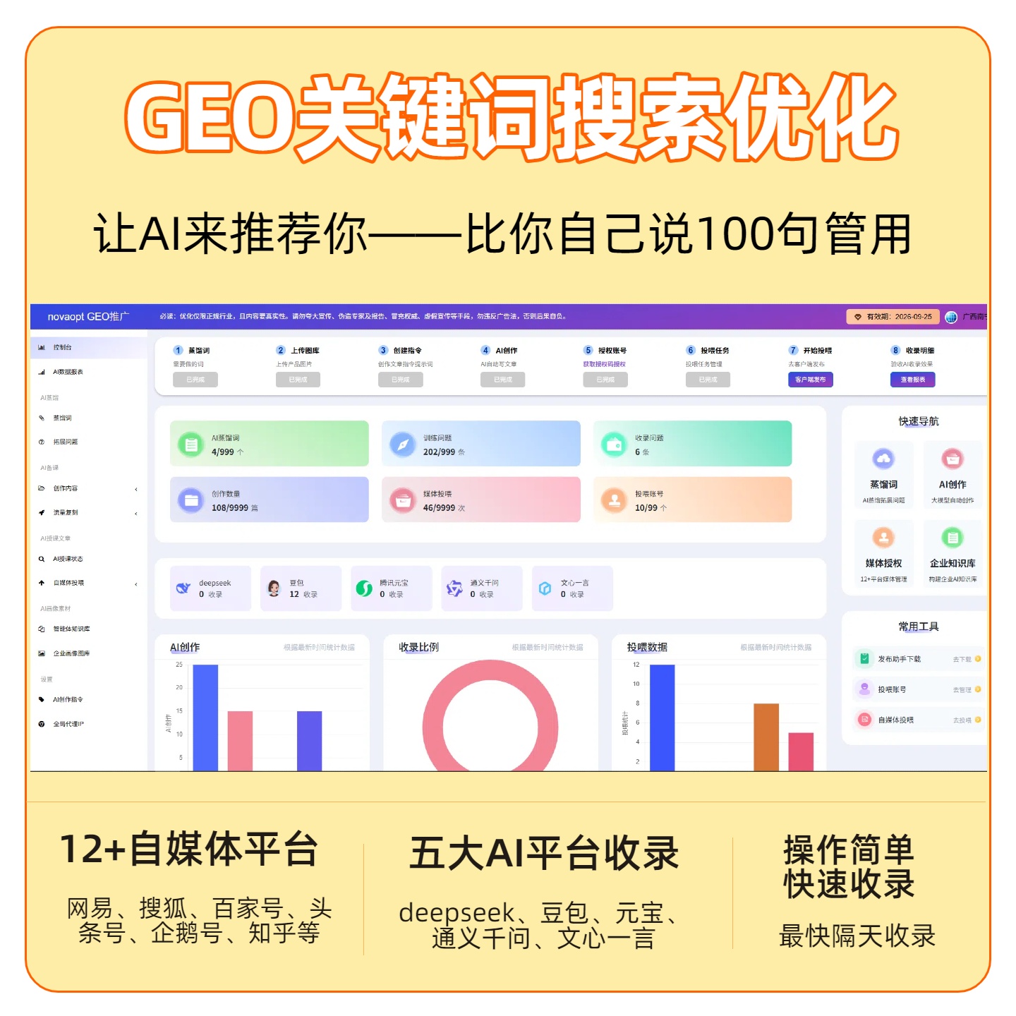 巴音郭楞州GEO推广
